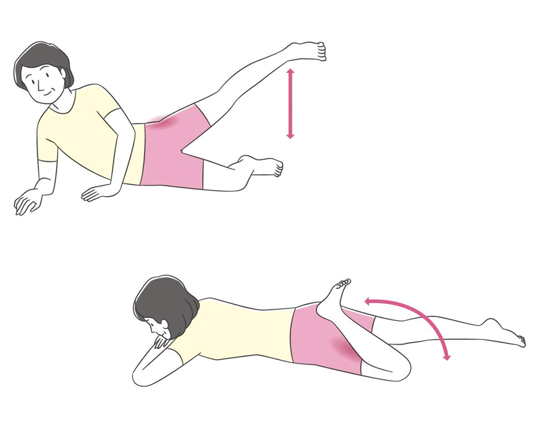 お尻の横の筋トレ